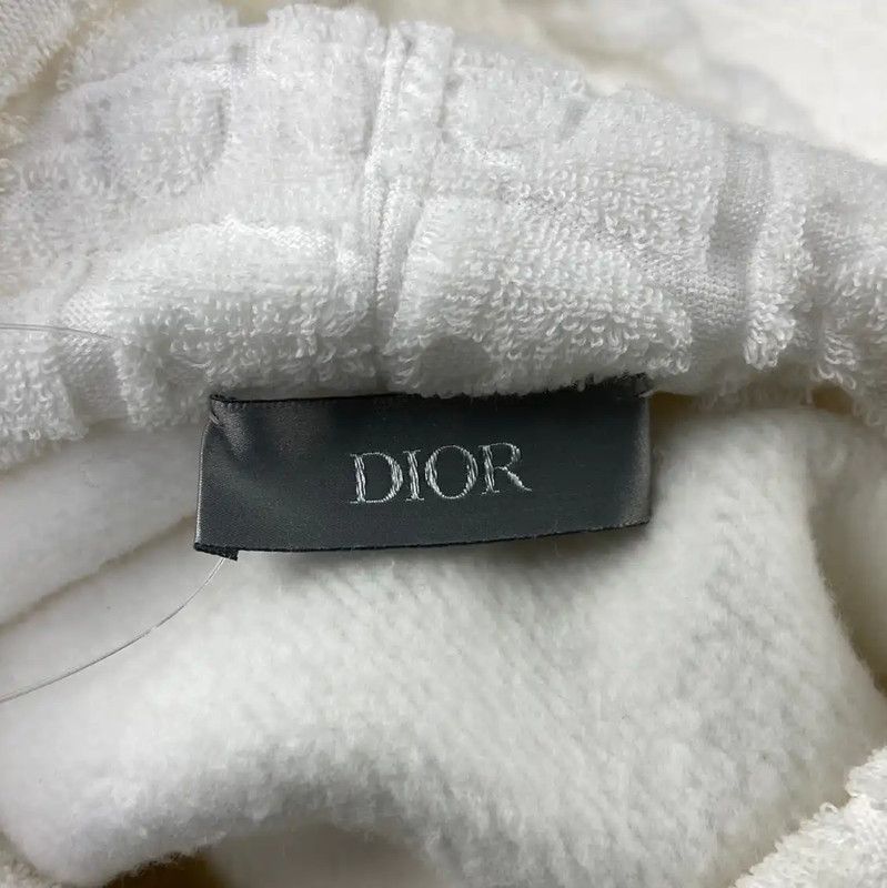Dior Dior White Cotton Women's Hoodie 0089 Size L / US 10 / IT 46 - 4 Thumbnail