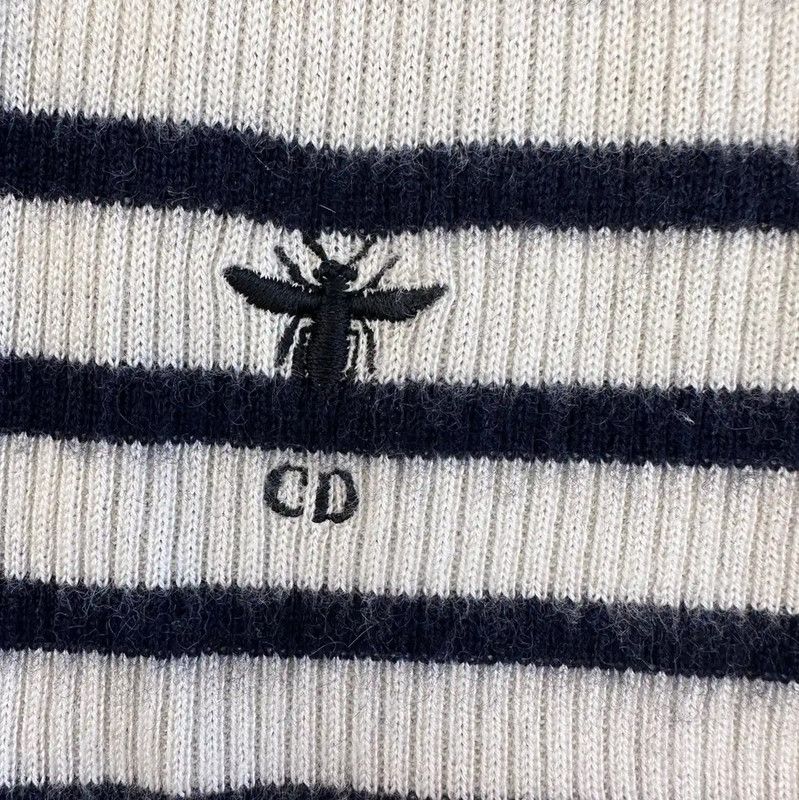 Dior Dior Striped Pullover Sweater for Women 0089 Size M / US 6-8 / IT 42-44 - 5 Thumbnail
