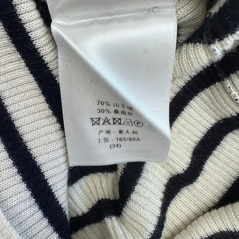 Dior Dior Striped Pullover Sweater for Women 0089 Size M / US 6-8 / IT 42-44 - 7 Thumbnail