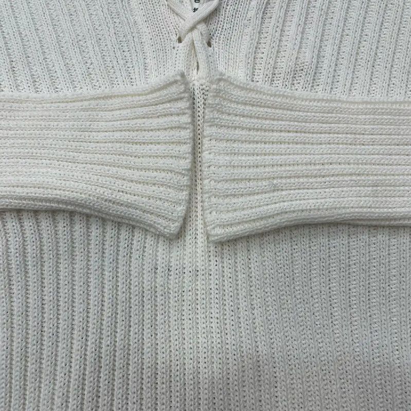 Dior Dior White Cotton Women's Pullover Sweater 0089 Size M / US 6-8 / IT 42-44 - 5 Thumbnail