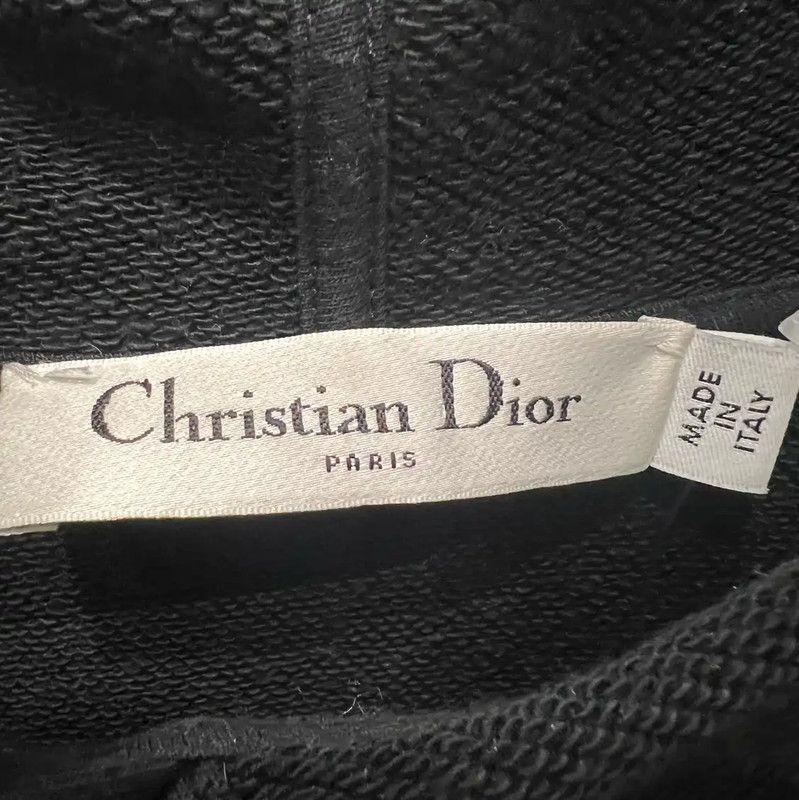 Dior Dior Black Cotton Hooded Sweatshirt for Women 0089 Size XS / US 0-2 / IT 36-38 - 7 Thumbnail