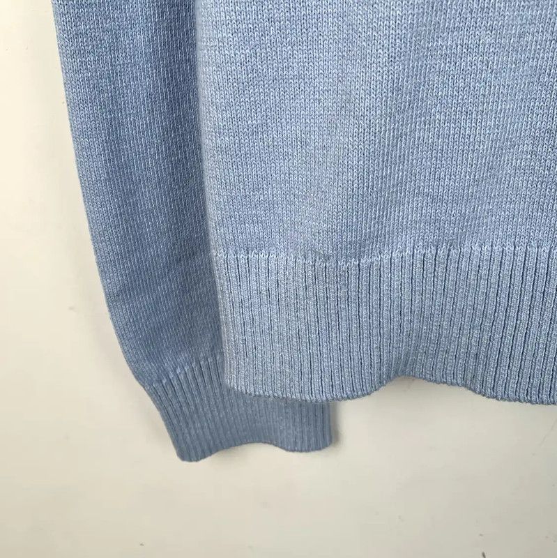 Dior Dior Blue Cotton Pullover Sweater for Women 0089 Size XL / US 12-14 / IT 48-50 - 5 Thumbnail