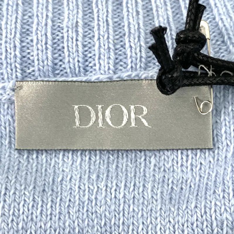 Dior Dior Blue Cotton Pullover Sweater for Women 0089 Size XL / US 12-14 / IT 48-50 - 6 Thumbnail