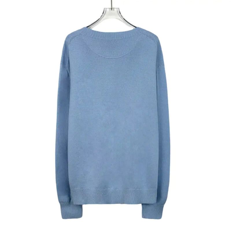 Dior Dior Blue Cotton Pullover Sweater for Women 0089 Size XL / US 12-14 / IT 48-50 - 2 Thumbnail
