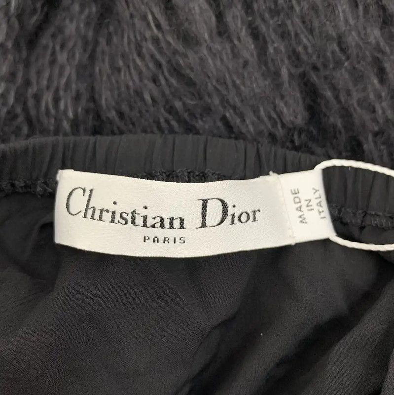 Dior Dior Black Silk Women's Midi Skirt 0089 Size 23" - 7 Thumbnail