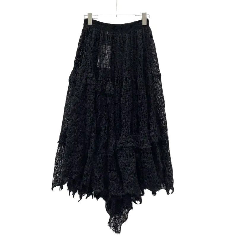 Dior Dior Black Silk Women's Midi Skirt 0089 Size 23" - 2 Thumbnail