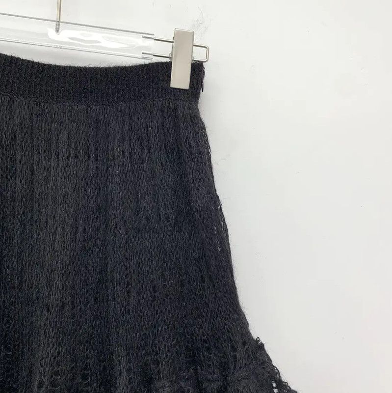 Dior Dior Black Silk Women's Midi Skirt 0089 Size 23" - 3 Thumbnail