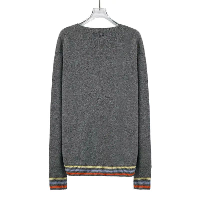 Dior Dior Gray Wool Sweater for Women 0089 Size XL / US 12-14 / IT 48-50 - 2 Thumbnail