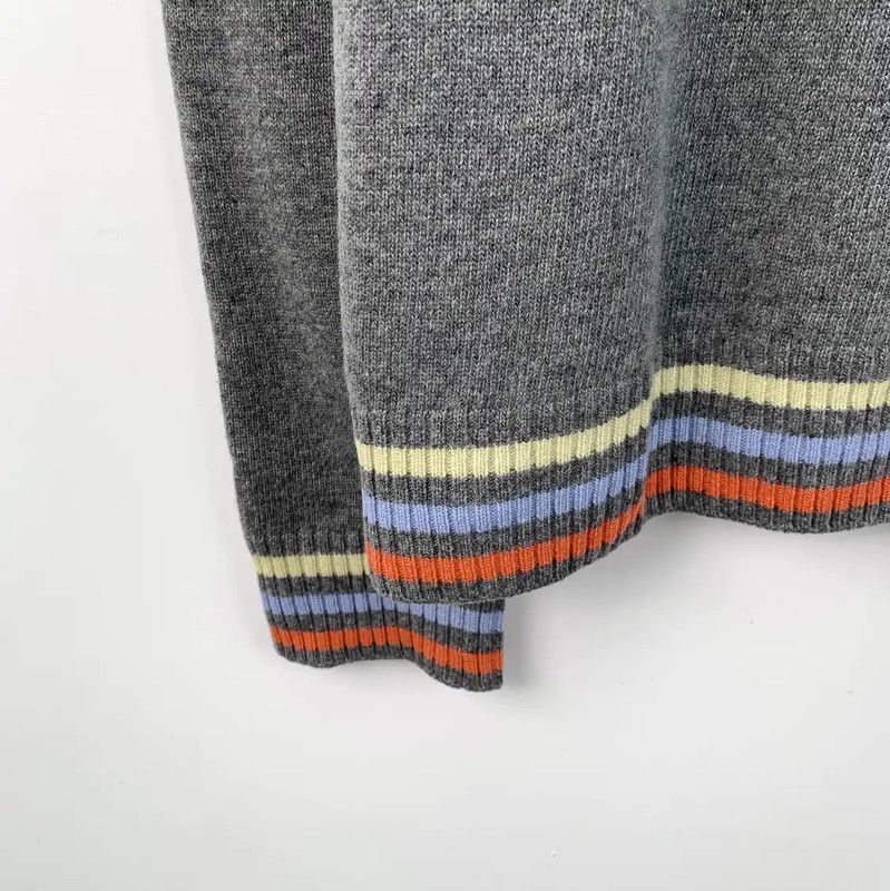 Dior Dior Gray Wool Sweater for Women 0089 Size XL / US 12-14 / IT 48-50 - 4 Thumbnail