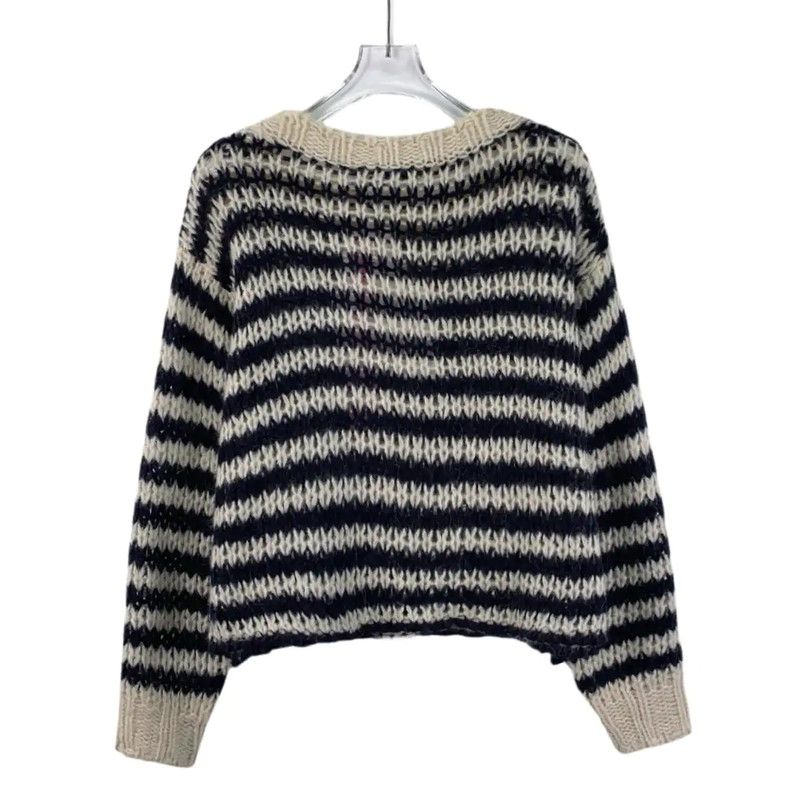 Dior Dior Colorblock Knit Sweater for Women 0089 Size XXS / US 00 / IT 34 - 2 Thumbnail