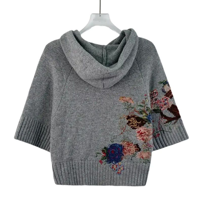 Dior Dior Gray Cashmere Pullover Sweater 0089 Size XS / US 0-2 / IT 36-38 - 2 Thumbnail