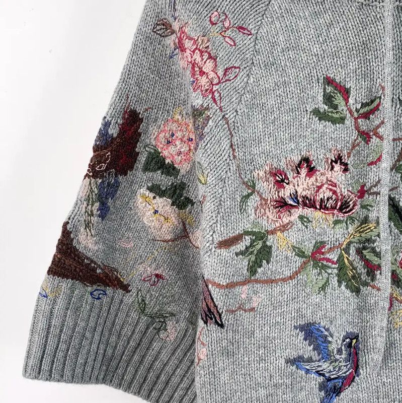 Dior Dior Gray Cashmere Pullover Sweater 0089 Size XS / US 0-2 / IT 36-38 - 4 Thumbnail