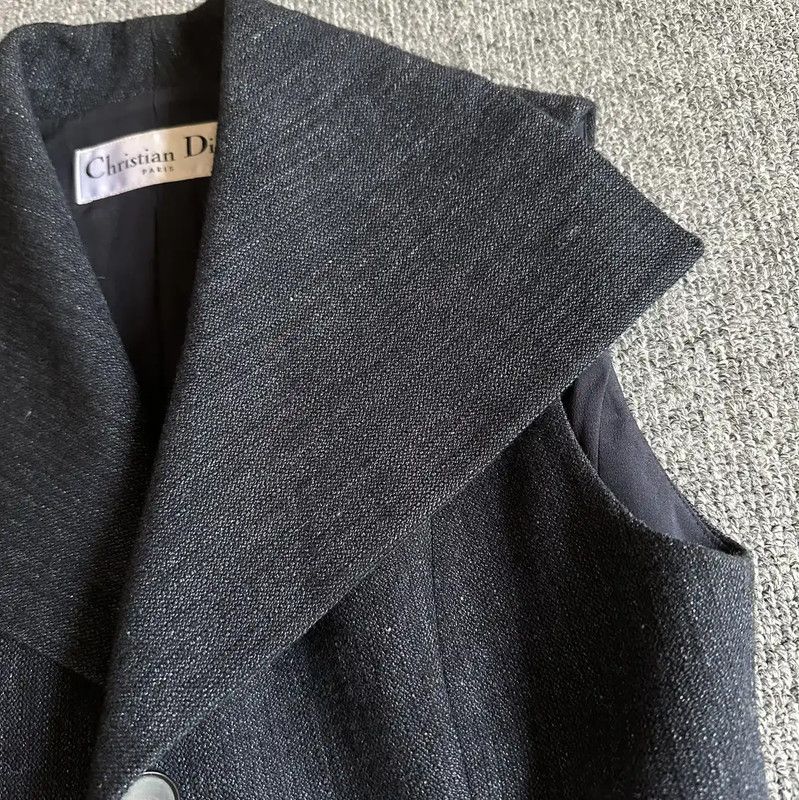 Dior Dior Women's Wool Blend Jacket in Light Blue 0089 Size S / US 4 / IT 40 - 4 Thumbnail