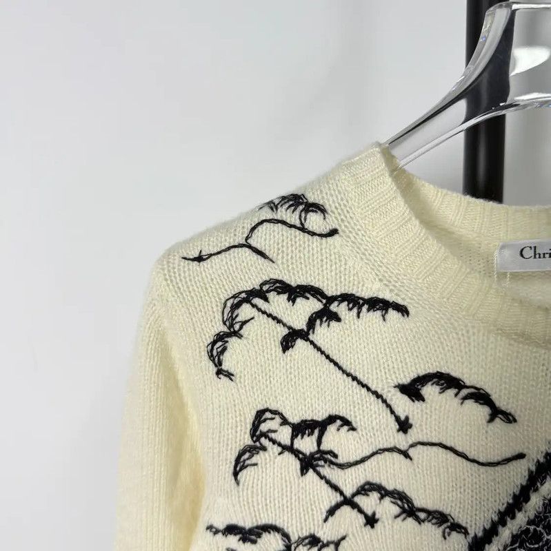 Dior Dior Colorblock Wool Women's Sweater 0089 Size S / US 4 / IT 40 - 3 Thumbnail