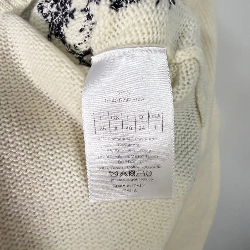 Dior Dior Colorblock Wool Women's Sweater 0089 Size S / US 4 / IT 40 - 8 Thumbnail