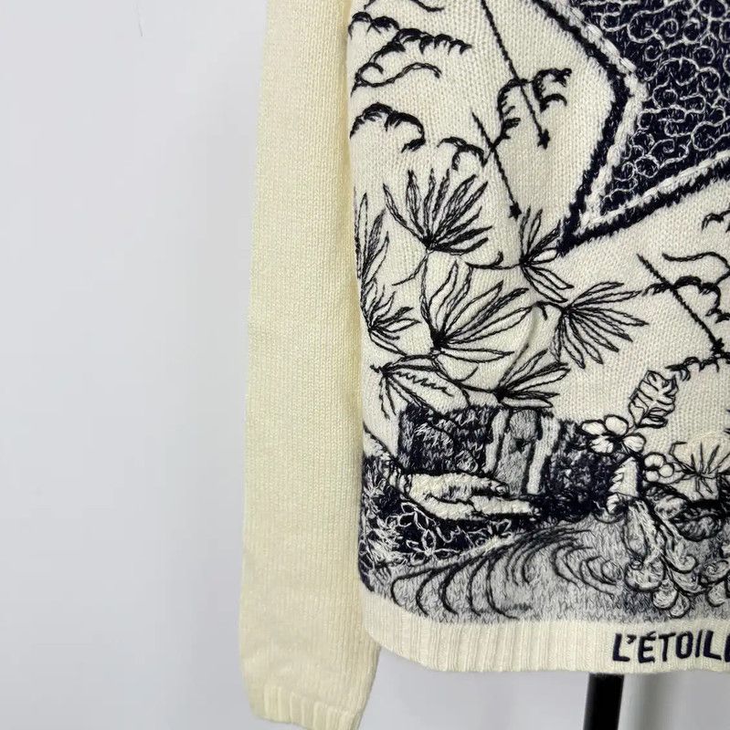 Dior Dior Colorblock Wool Women's Sweater 0089 Size S / US 4 / IT 40 - 5 Thumbnail