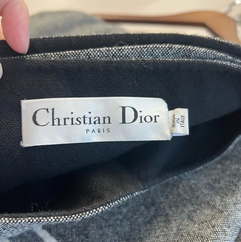 Dior Dior Gray Wool Women's Coat 0089 Size M / US 6-8 / IT 42-44 - 3 Thumbnail