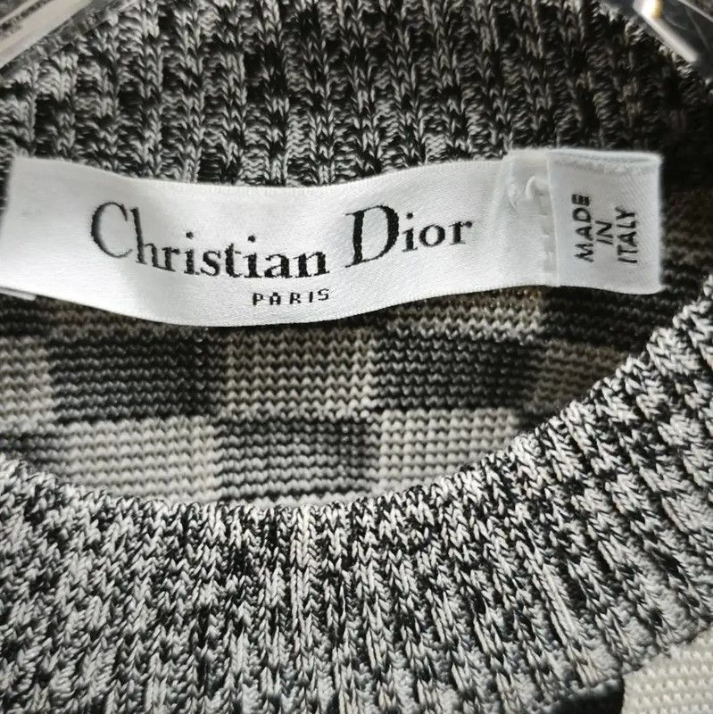 Dior Dior Summer White Cotton Women's Dress 0089 Size S / US 4 / IT 40 - 2 Thumbnail