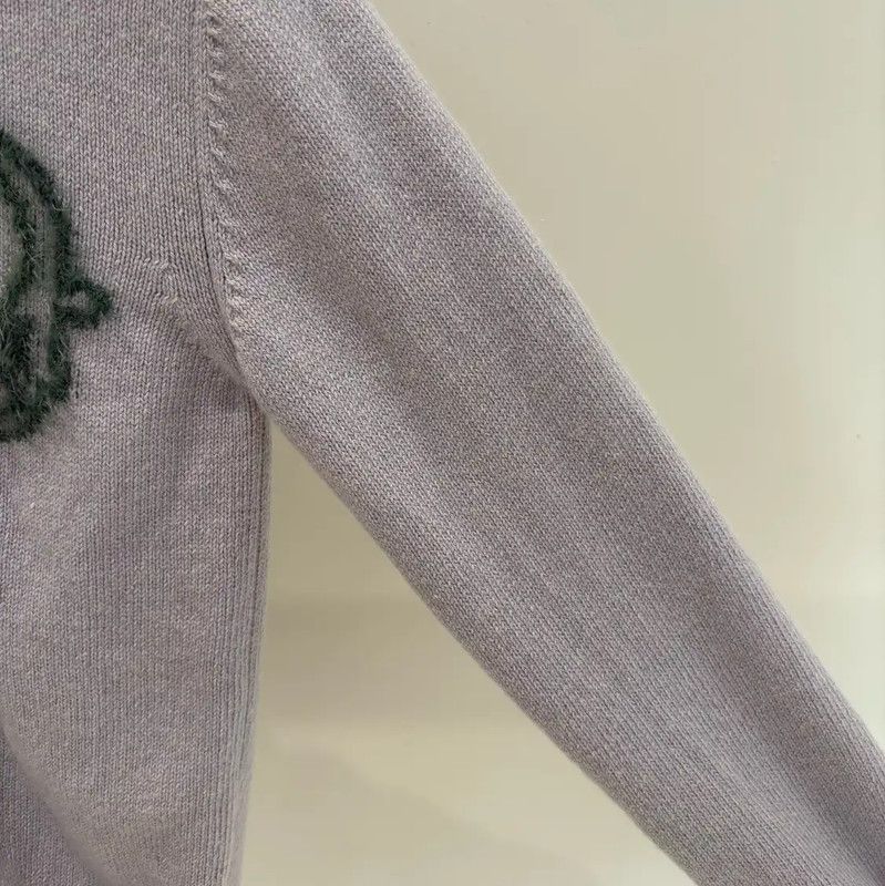 Dior Dior Light Purple Cashmere Cardigan for Women 0089 Size XS / US 0-2 / IT 36-38 - 4 Thumbnail