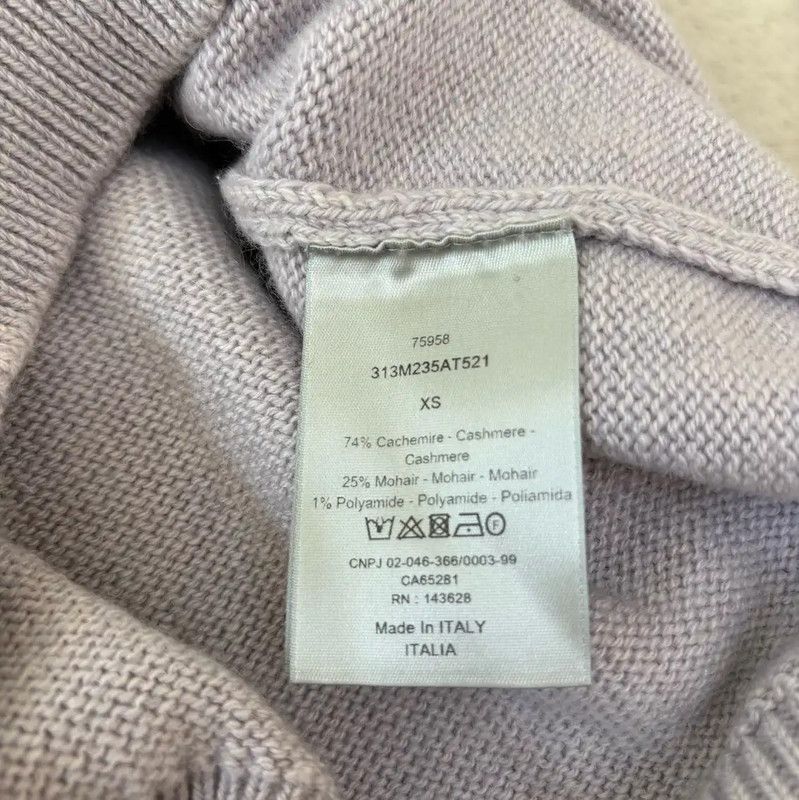 Dior Dior Light Purple Cashmere Cardigan for Women 0089 Size XS / US 0-2 / IT 36-38 - 8 Thumbnail