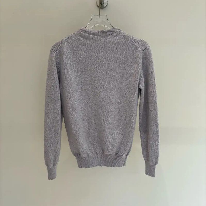 Dior Dior Light Purple Cashmere Cardigan for Women 0089 Size XS / US 0-2 / IT 36-38 - 2 Thumbnail