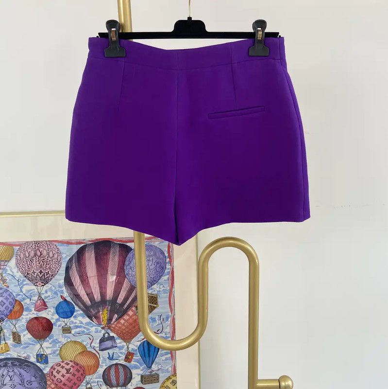 Dior Dior Women's Deep Purple Wool Skirt 0089 Size 30" / US 8 / IT 44 - 2 Thumbnail