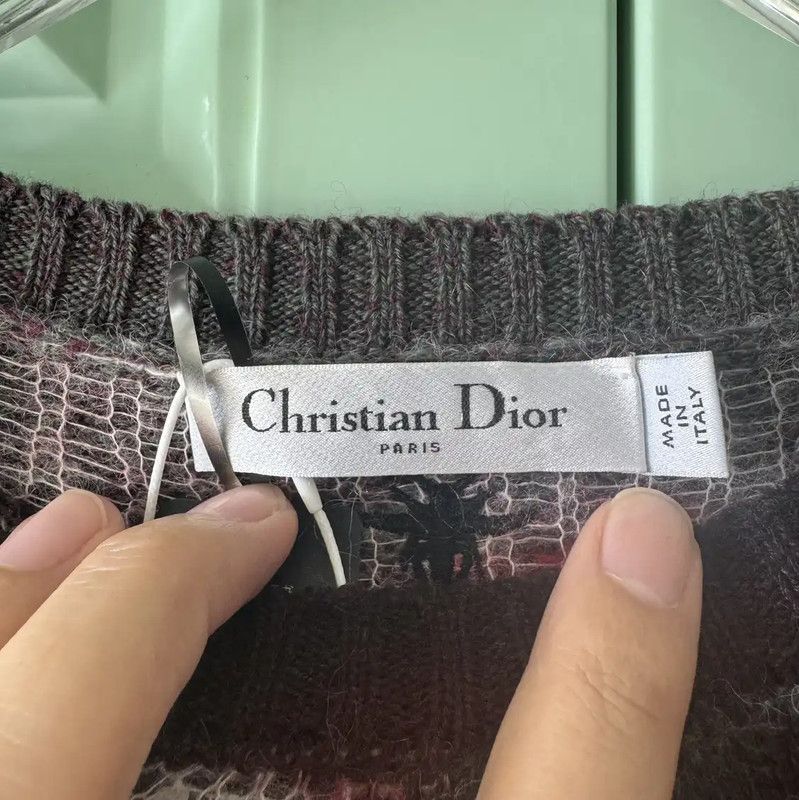 Dior Dior Multicolor Wool Women's Sweater 0089 Size S / US 4 / IT 40 - 3 Thumbnail