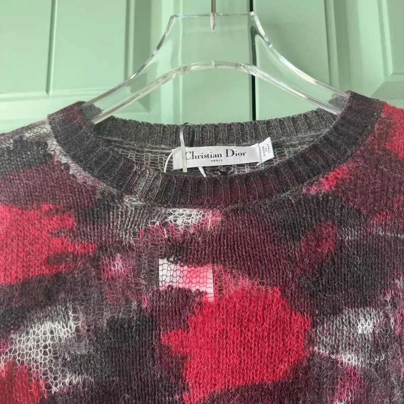 Dior Dior Multicolor Wool Women's Sweater 0089 Size S / US 4 / IT 40 - 7 Thumbnail