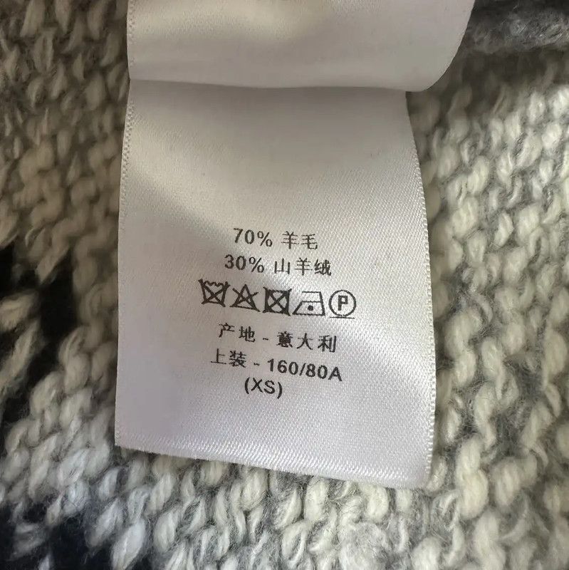 Dior Dior Gray Wool Blend Embroidered Cardigan 0089 Size XS / US 0-2 / IT 36-38 - 7 Thumbnail