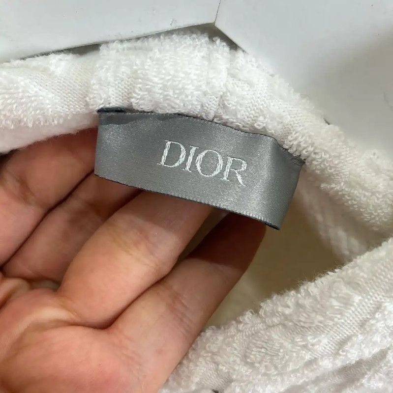 Dior Dior White Cotton Logo Hoodie for Women 0089 Size S / US 4 / IT 40 - 4 Thumbnail
