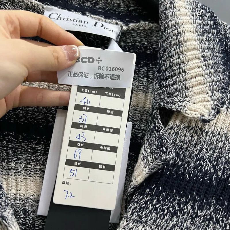 Dior Dior Striped Wool Jacket for Women 0089 Size ONE SIZE - 6 Thumbnail
