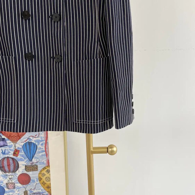 Dior Dior Striped Women's Jacket for Spring and Autumn 0089 Size XS / US 0-2 / IT 36-38 - 4 Thumbnail