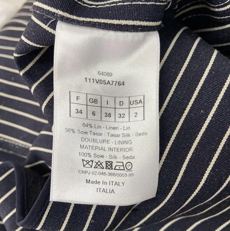 Dior Dior Striped Women's Jacket for Spring and Autumn 0089 Size XS / US 0-2 / IT 36-38 - 9 Thumbnail