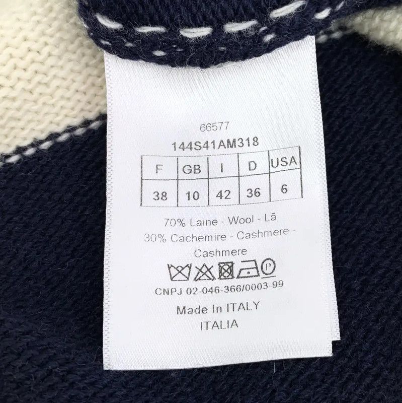 Dior Dior Colorblock Wool Sweater for Women 0089 Size S / US 4 / IT 40 - 7 Thumbnail