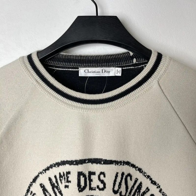 Dior Dior Beige Cashmere Women's Sweater 0089 Size S / US 4 / IT 40 - 5 Thumbnail