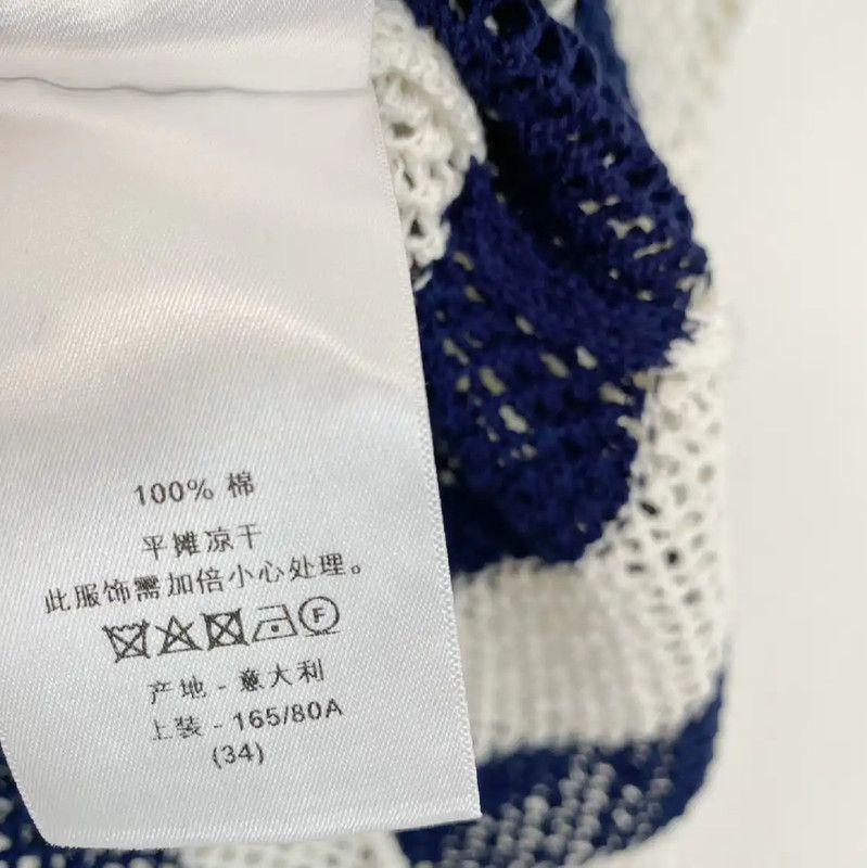 Dior Dior Striped Long Sleeve Cardigan for Women 0089 Size XS / US 0-2 / IT 36-38 - 5 Thumbnail