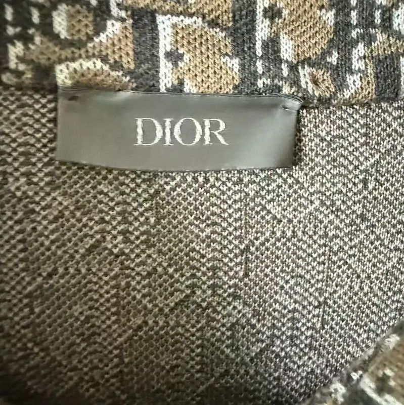 Dior Dior Brown Cotton Logo Shirt for Women 0089 Size S / US 4 / IT 40 - 3 Thumbnail
