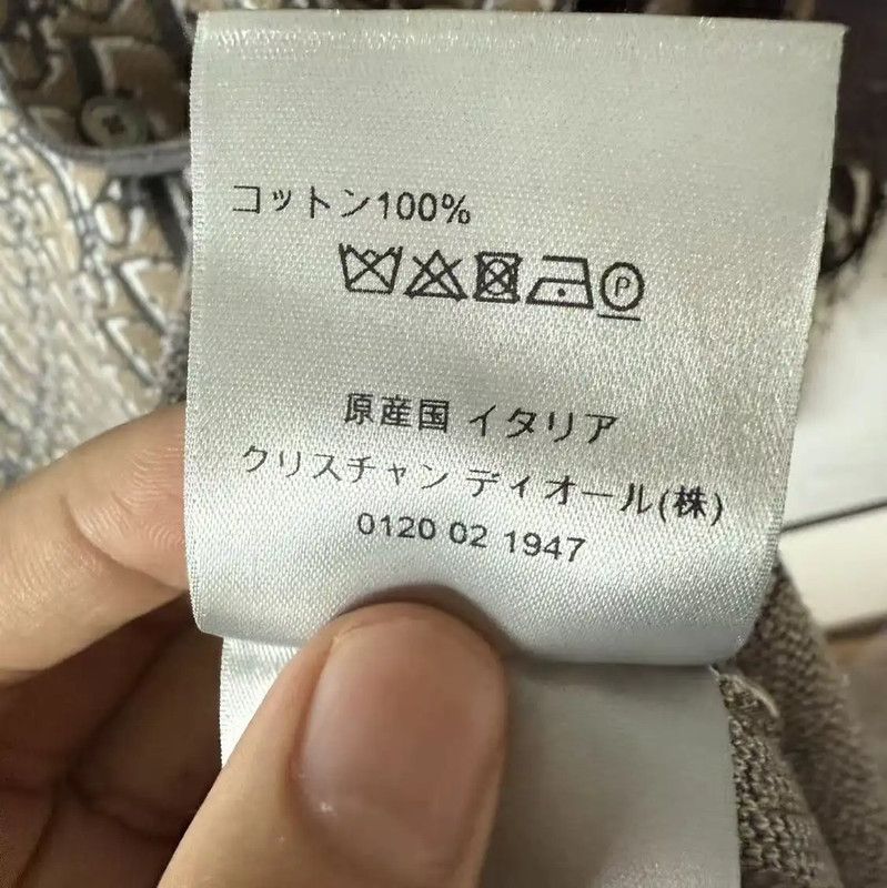 Dior Dior Brown Cotton Logo Shirt for Women 0089 Size S / US 4 / IT 40 - 5 Thumbnail