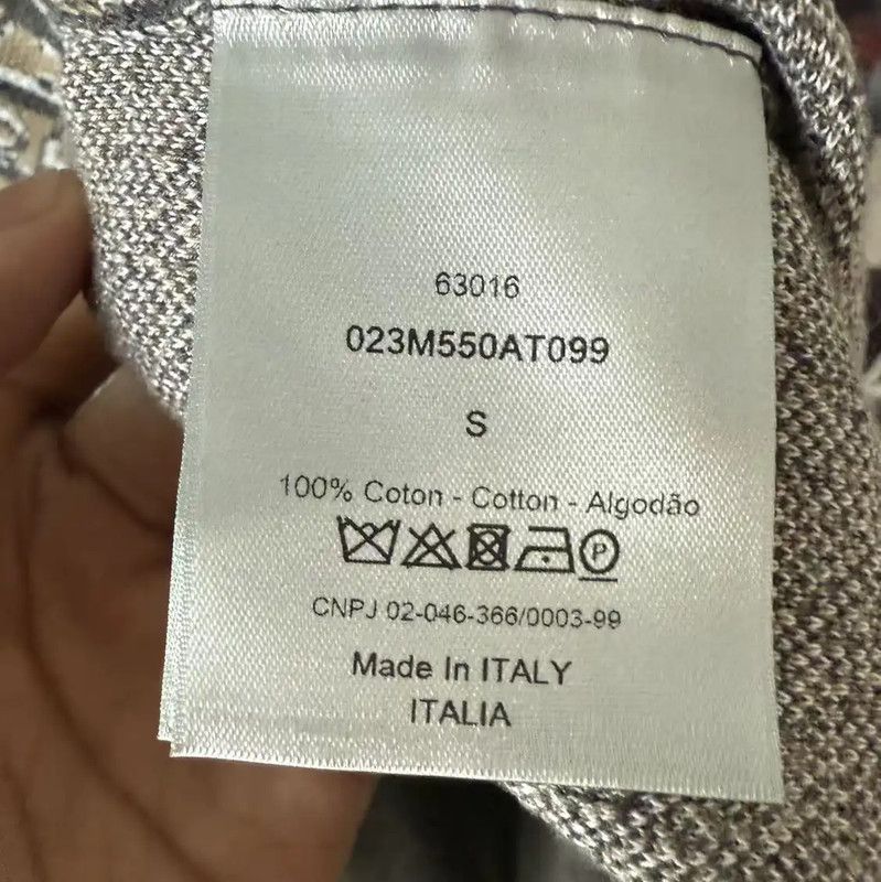 Dior Dior Brown Cotton Logo Shirt for Women 0089 Size S / US 4 / IT 40 - 4 Thumbnail