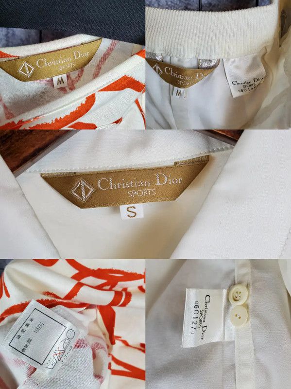 Dior Dior White Logo Print Long Sleeve Top 0089 Size S / US 4 / IT 40 - 10 Thumbnail