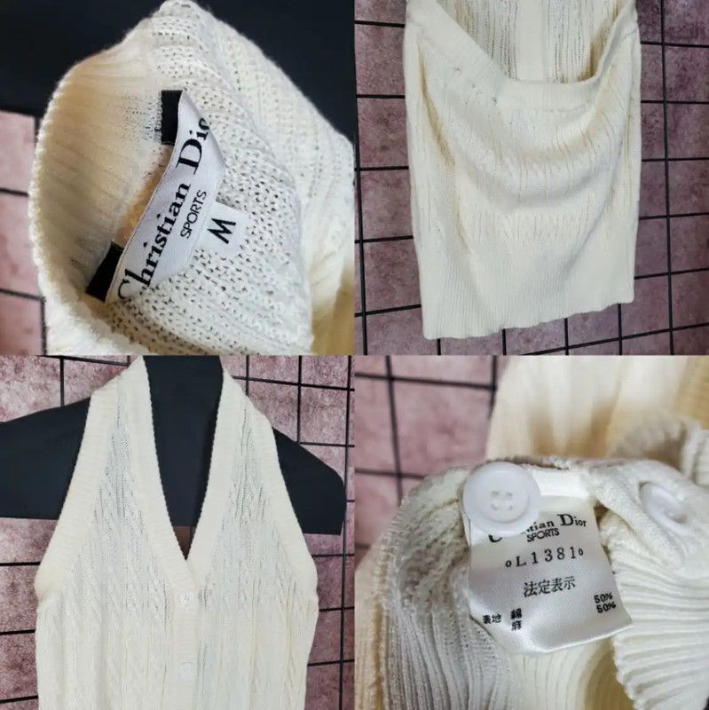 Dior Dior Summer Cotton Blend Pullover Sweater 0089 Size M / US 6-8 / IT 42-44 - 3 Thumbnail