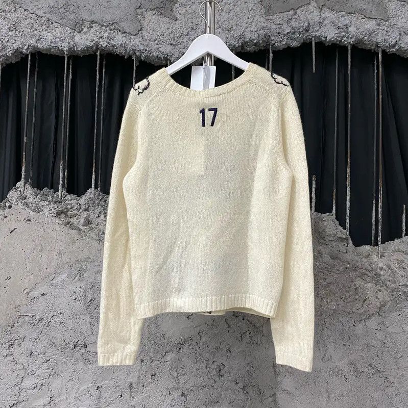 Dior Dior Spring Autumn Cream Long Sleeve Pullover 0089 Size ONE SIZE - 2 Thumbnail