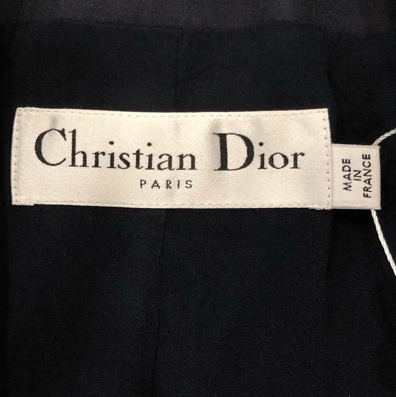 Dior Dior Women's Cotton Navy Trench Coat 0089 Size XS / US 0-2 / IT 36-38 - 5 Thumbnail