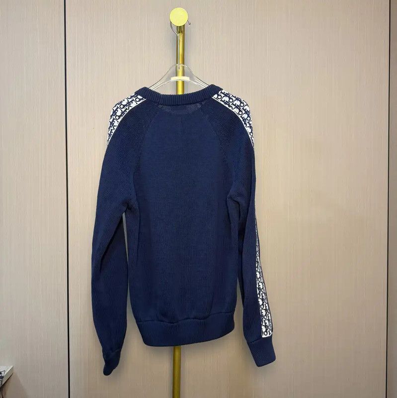 Dior Dior Women's Cotton Pullover in Deep Blue 0089 Size S / US 4 / IT 40 - 2 Thumbnail