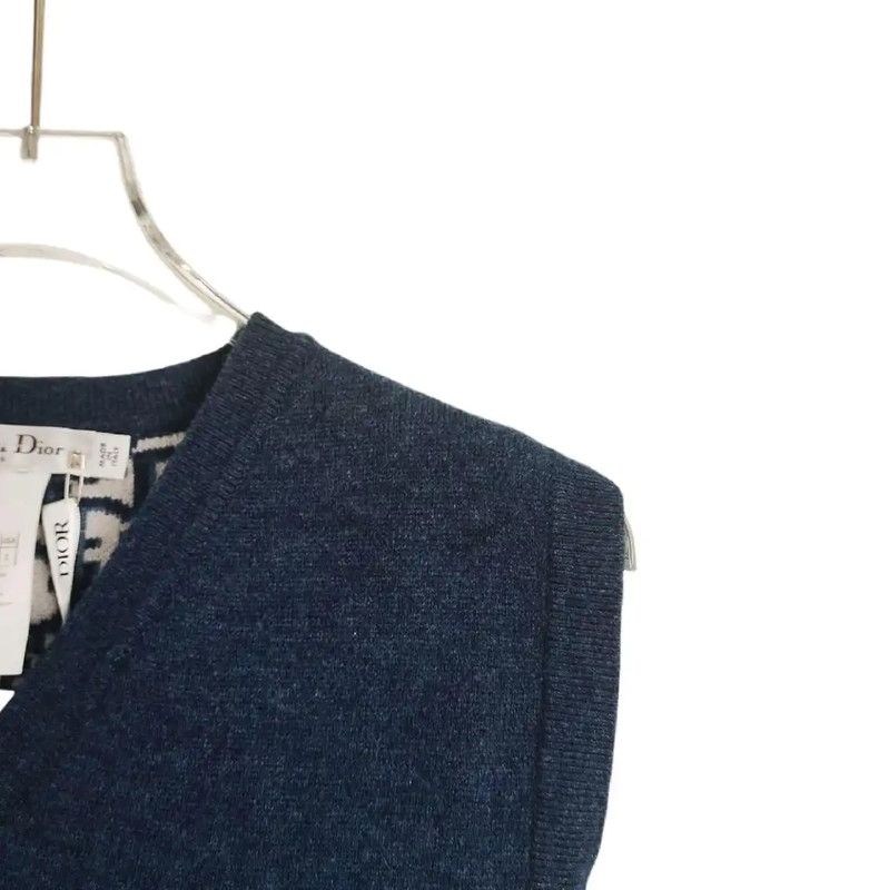 Dior Dior Black Cotton Women's Pullover Sweater 0089 Size S / US 4 / IT 40 - 3 Thumbnail