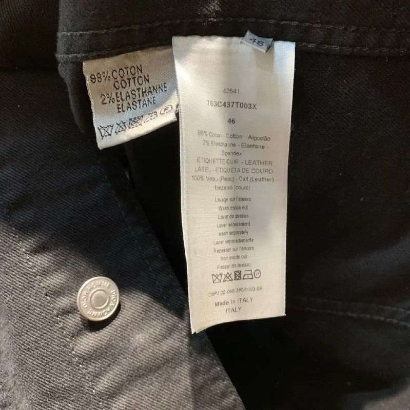 Dior Dior Black Denim Women's Jacket 0089 Size ONE SIZE - 4 Thumbnail