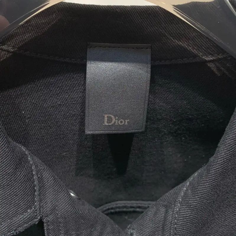 Dior Dior Black Denim Women's Jacket 0089 Size ONE SIZE - 3 Thumbnail