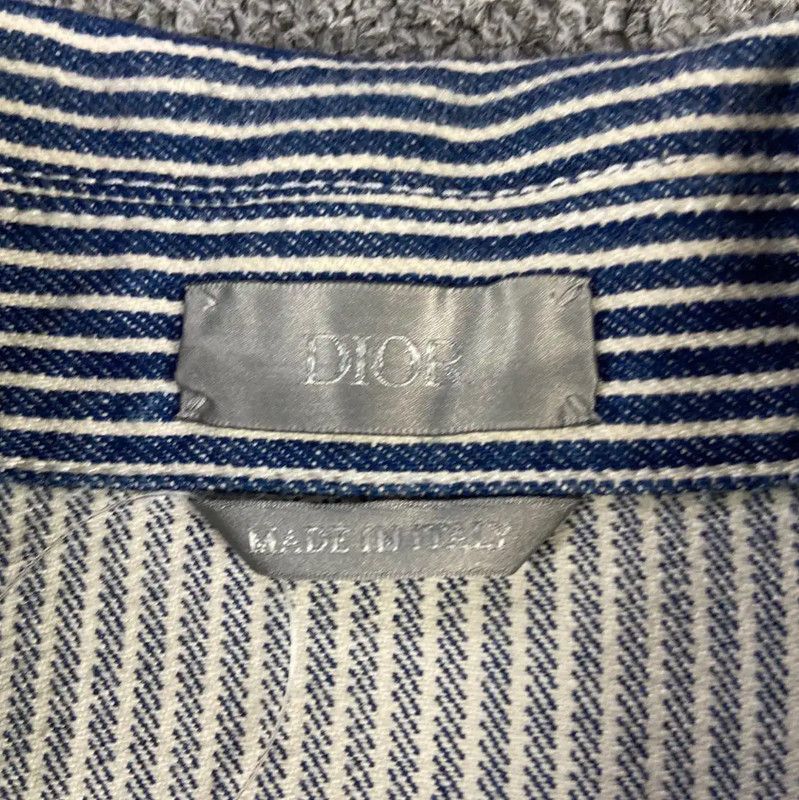 Dior Dior Blue Cotton Women's Jacket 0089 Size L / US 10 / IT 46 - 4 Thumbnail
