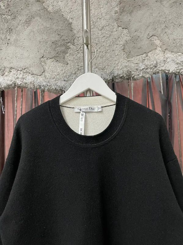 Dior Dior Black Long Sleeve Sweater for Women 0089 Size ONE SIZE - 4 Thumbnail