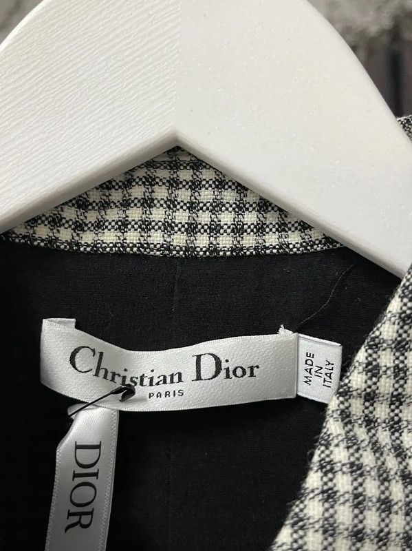Dior Dior Summer Checkered Sleeveless Dress 0089 Size ONE SIZE - 6 Thumbnail